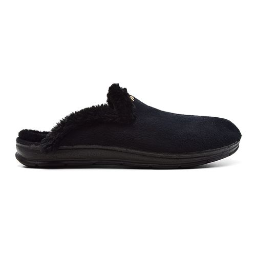 ZUECO PANTUFLA PEGADA BELLE BLACK