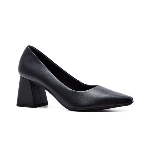 ZAPATO CASUAL TACO ALTO DE CUERO USAFLEX JANA