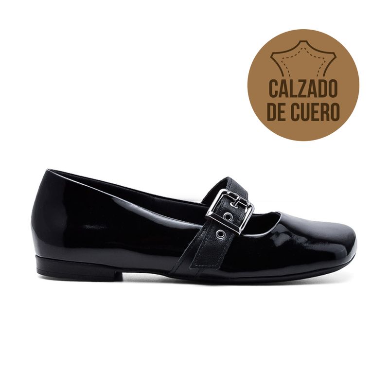 ZAPATOCASUALTACOBAJODECUEROUSAFLEXJULIETCHAROL