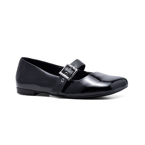 ZAPATO CASUAL TACO BAJO DE CUERO USAFLEX JULIET CHAROL