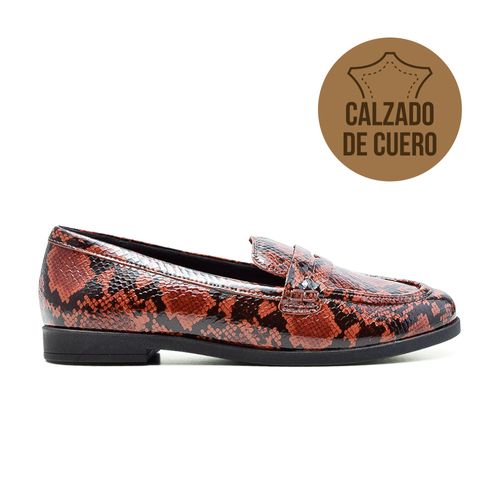 ZAPATO CASUAL TACO BAJO DE CUERO USAFLEX MERIDA