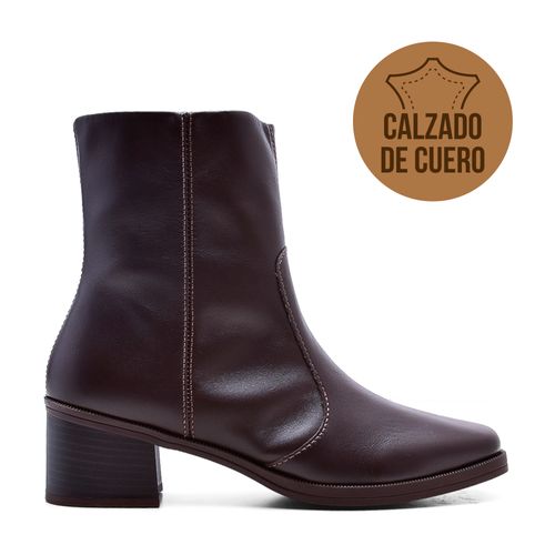 BOTA CASUAL TACO ALTO DE CUERO USAFLEX BERTA