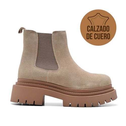 BOTA PLATAFORMA DE CUERO MARCO DONATTI CALEY
