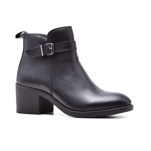 BOTA CASUAL TACO BAJO DE CUERO MARCO DONATTI SIENNA