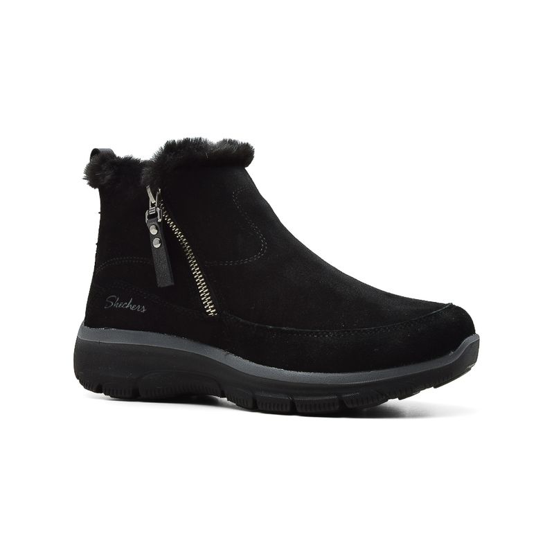 BOTACASUALSKECHERSRELAXEDFITEASYGOINGCOOLZIPWIDEFITHORMAANCHABLACK