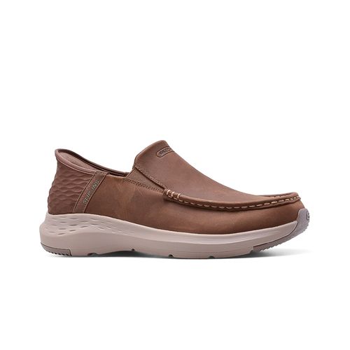 ZAPATO CASUAL SKECHERS SLIP-INS RELAXED FIT PARSON OSWIN BROWN