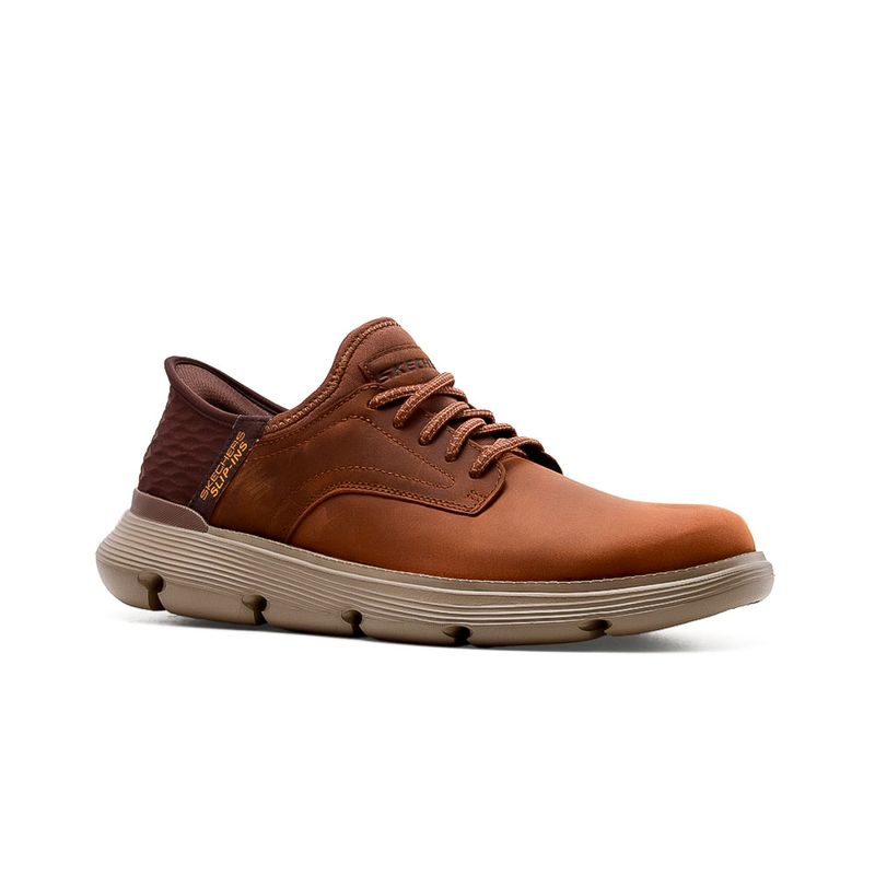 ZAPATOCASUALSKECHERSSLIP-INSGARZAGERVINBROWN