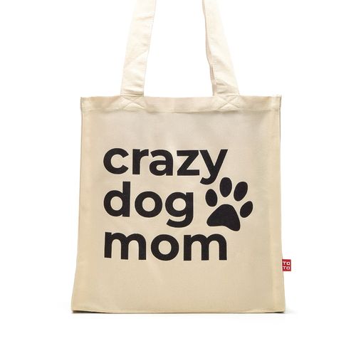 TOTE BAG TOTO CRAZY DOG MOM