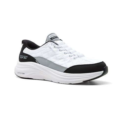 CHAMPION DEPORTIVO SKECHERS SLIP-INS CONTOUR FOAM COZY FIT MEN WHITE AND BLACK