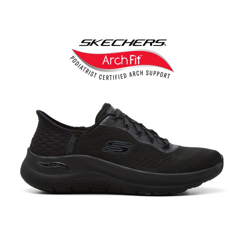 CHAMPIONDEPORTIVOSKECHERSSLIP-INSARCHFIT2.0EASYCHICBLACK