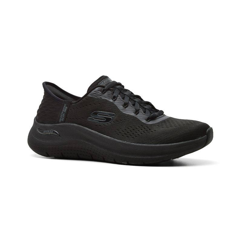CHAMPIONDEPORTIVOSKECHERSSLIP-INSARCHFIT2.0EASYCHICBLACK