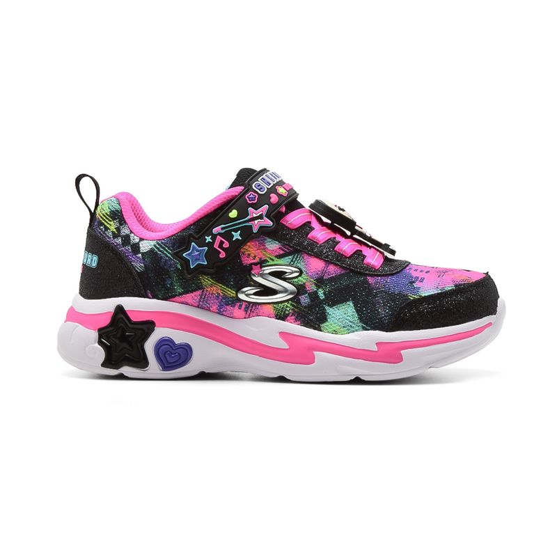 CHAMPIONDEPORTIVOSKECHERSSNUGGLESNEAKSSKECHSQUADKIDSBLACK