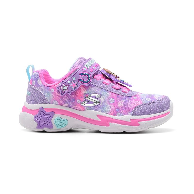 CHAMPIONDEPORTIVOSKECHERSSNUGGLESNEAKSSKECHSQUADKIDSLILA