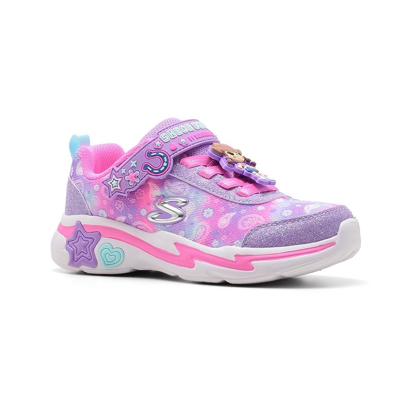 CHAMPIONDEPORTIVOSKECHERSSNUGGLESNEAKSSKECHSQUADKIDSLILA
