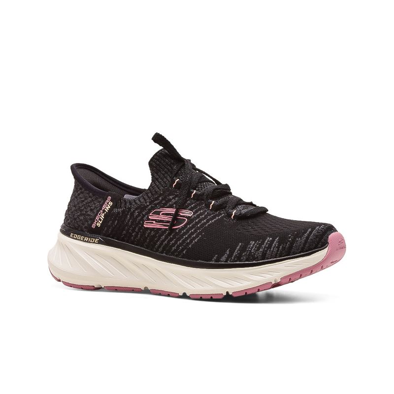 CHAMPIONDEPORTIVOSKECHERSSLIP-INSRELAXEDFITEDGERIDEIMPRESSIONBLACK