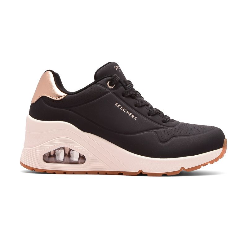 CHAMPIONDEPORTIVOSKECHERSSTREETUNOWEDGEHISTEPSBLACK