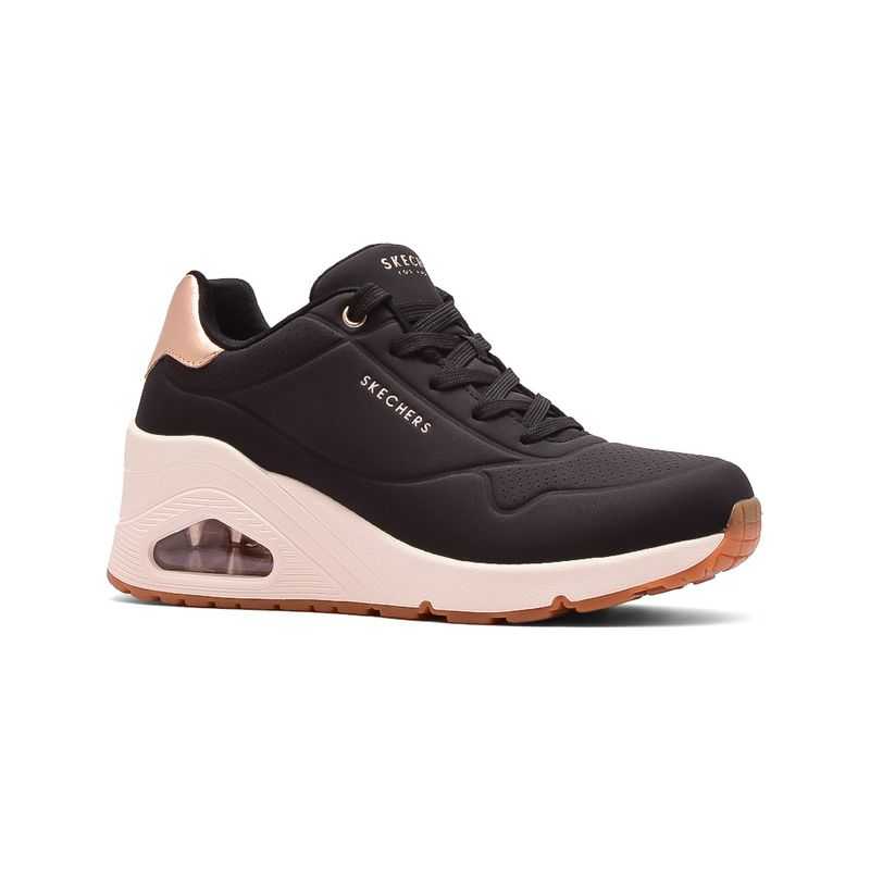 CHAMPIONDEPORTIVOSKECHERSSTREETUNOWEDGEHISTEPSBLACK