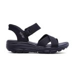 SANDALIACASUALSKECHERSSLIP-INSRELAXEDFITEASYGOINGSOMEWHERESUNNYBLACK
