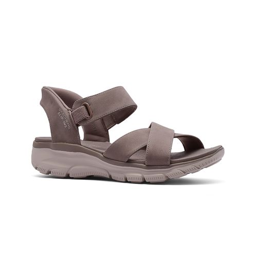 SANDALIA CASUAL SKECHERS SLIP-INS RELAXED FIT EASY GOING SOMEWHERE SUNNY BEIGE