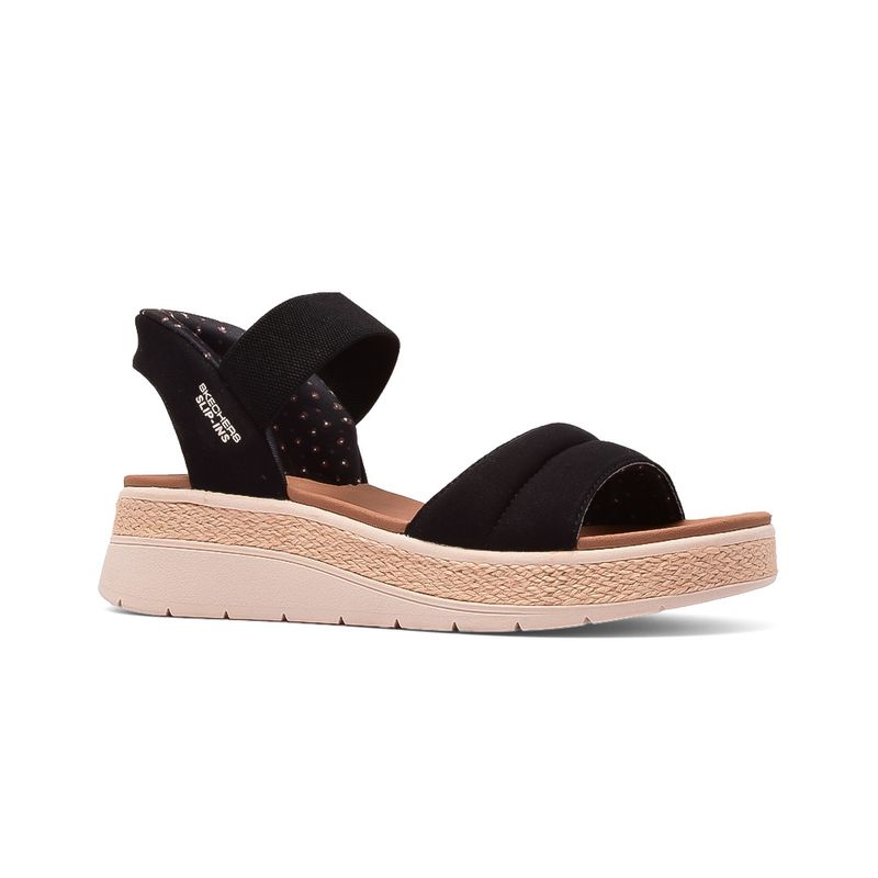 SANDALIACASUALSKECHERSSLIP-INSBOBSSUNRAYBLACK
