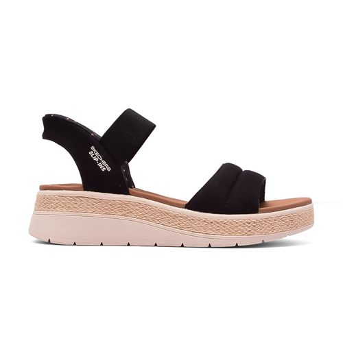 SANDALIA CASUAL SKECHERS SLIP-INS BOBS SUN RAY BLACK
