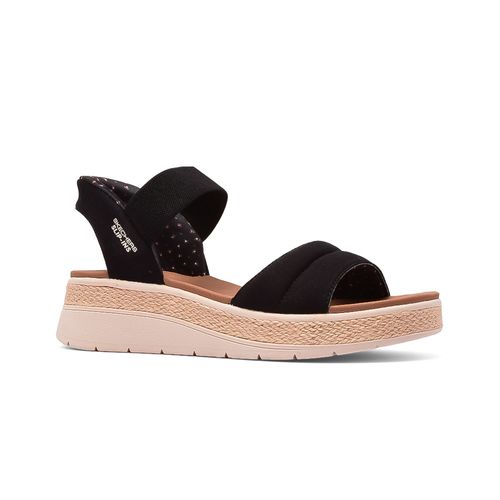 SANDALIA CASUAL SKECHERS SLIP-INS BOBS SUN RAY BLACK