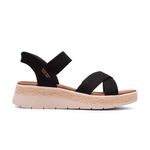 SANDALIACASUALSKECHERSSLIP-INSBOBSSUNRAYBRIGHTTAKEBLACK