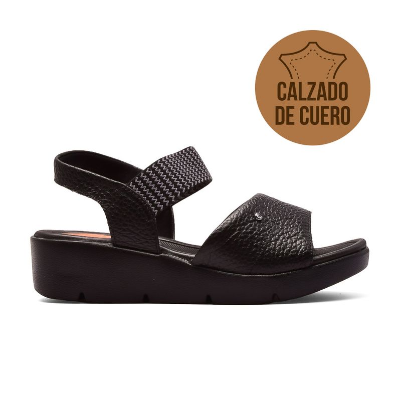 SANDALIACASUALDECUEROUSAFLEXKEELYALLBLACK