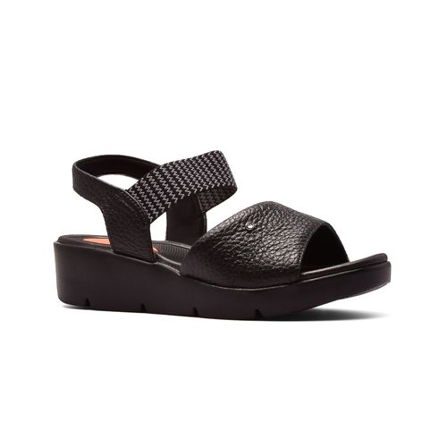 SANDALIA CASUAL DE CUERO USAFLEX KEELY ALL BLACK