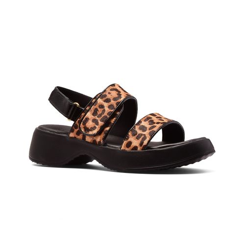 SANDALIA PLATAFORMA DE CUERO USAFLEX