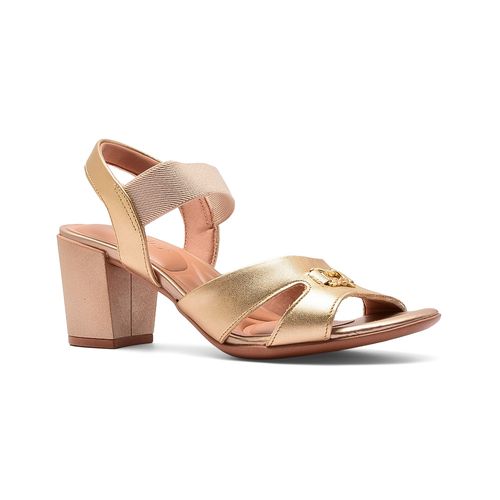 SANDALIA CASUAL TACO ALTO DE CUERO USAFLEX LUCERO