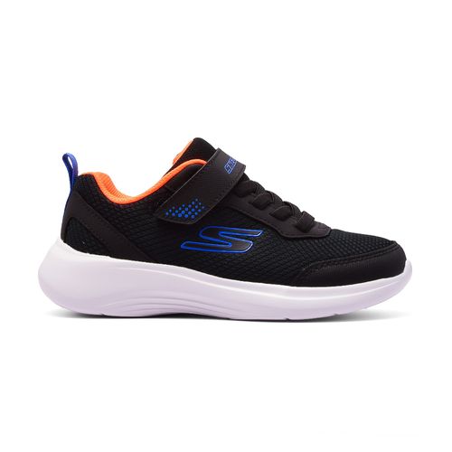 CHAMPION DEPORTIVO SKECHERS SELECTROS RESET ACHIEVED KIDS BLACK CON VELCRO
