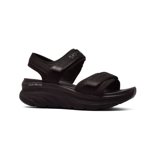 SANDALIA CASUAL SKECHERS D'LUX WALKER ADORED DAYS BLACK