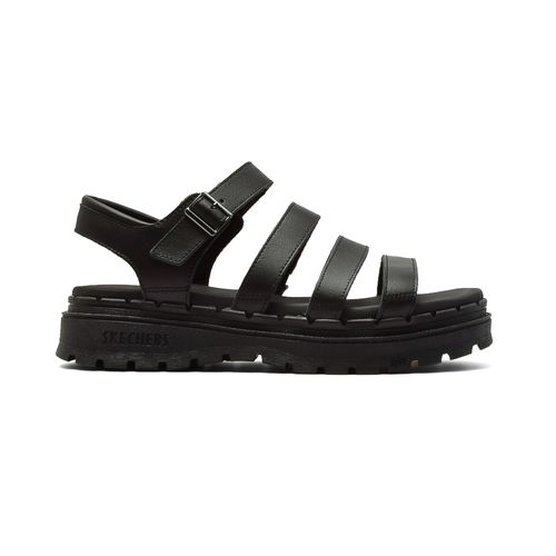 SANDALIA CASUAL SKECHERS JAMMERS POPPIN BLACK