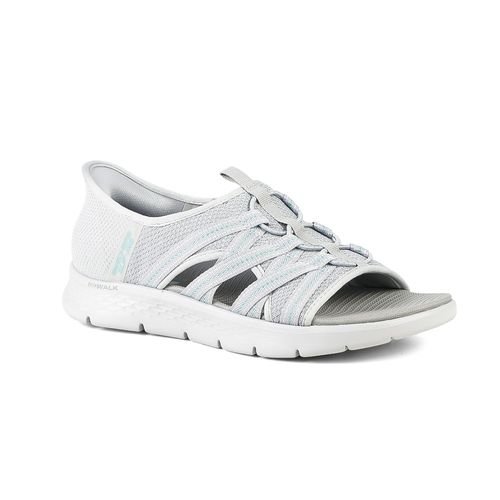SANDALIA CASUAL SKECHERS SLIP-INS GO WALK FLEX SADIE GREY