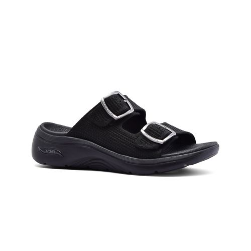 SANDALIA CASUAL SKECHERS GO WALK ARCH FIT 2.0 CHLOE BLACK