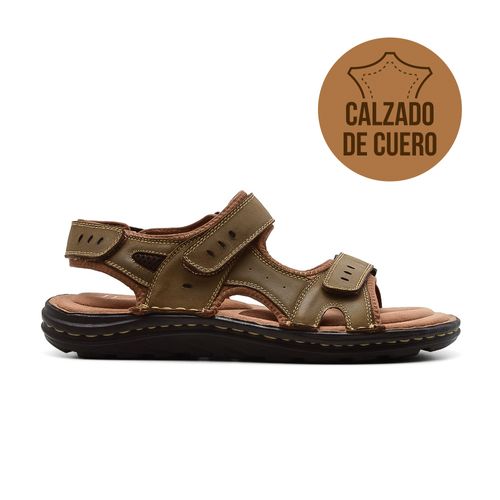 SANDALIA CASUAL DE CUERO HANKER AMARO