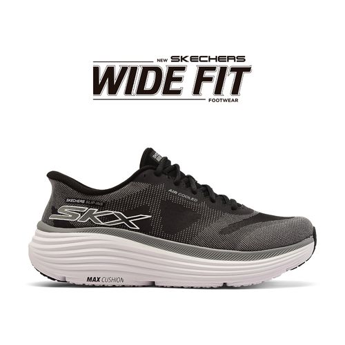 CHAMPION DEPORTIVO SKECHERS SLIP-INS MAX CUSHIONING ENDEAVOUR EXCITON WIDE FIT HORMA ANCHA BLACK