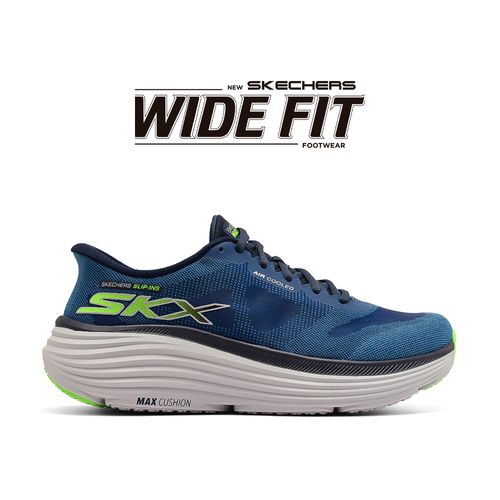 CHAMPION DEPORTIVO SKECHERS SLIP-INS MAX CUSHIONING ENDEAVOUR EXCITON WIDE FIT HORMA ANCHA NAVY
