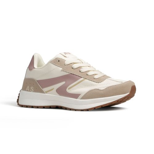CHAMPION DEPORTIVO AMERICAN SPORT ABRUS LADY TALLES 36 AL 40 BEIGE AND PINK