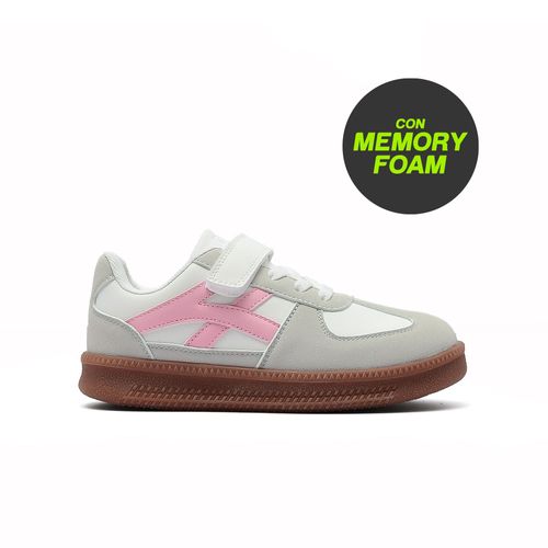 CHAMPION DEPORTIVO PARA NIÑOS AMERICAN SPORT BATHIA WHITE AND PINK TALLES DEL 26 AL 31