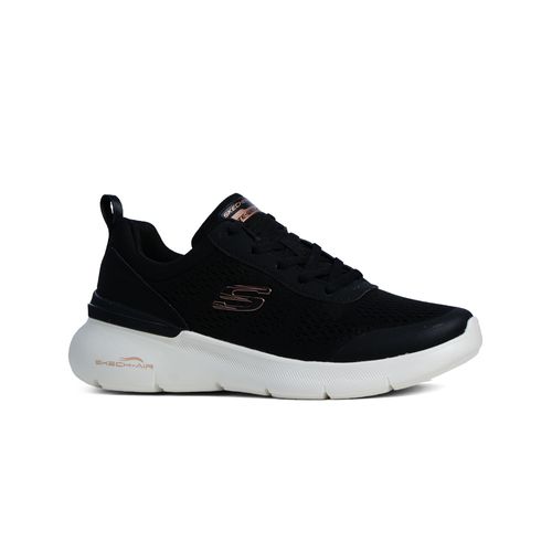 CHAMPION DEPORTIVO SKECHERS SKECH AIR DYNAMIGHT 2.0 NEW HEIGHTS BLACK AND ROSE GOLD