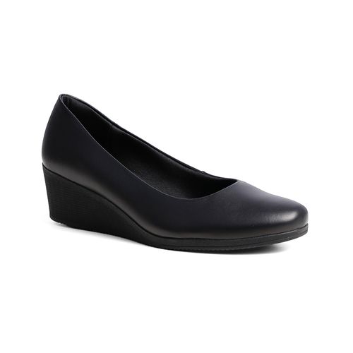 ZAPATO TACO CORRIDO DE CUERO USAFLEX LEYRE