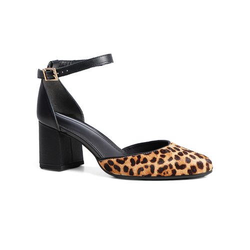 ZAPATO DE VESTIR TACO ALTO DE CUERO USAFLEX GALA