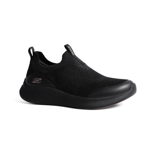 CHAMPION DEPORTIVO SKECHERS BOBS MODA FLEX CHILL DAWN ALL BLACK